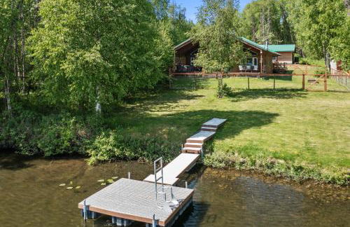 Wasilla Spruce Moose Cabin Lakefront and Hot Tub! - Foto 32