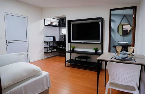 Flat Térreo com Piscina e Jardim Tropical - Foto 46