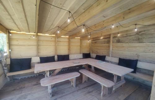 GLICZAROWA OSADA, Chata 18 osób, Domek 8 osób NA WYŁĄCZNOŚĆ, 8 sypialni z łazienkami, spokój, przyroda, wyjątkowe miejsce - Foto 19