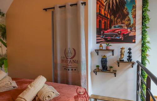 Loft "Havana Spa" Cuba Jacuzzi Sauna Bar à cocktails - Foto 12