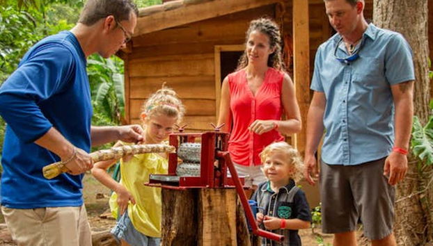 Making the typical sweet water drink