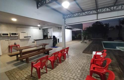 Estilo resort para confraternizar com hidro, piscina, garagem em casa tudo privativo, insira acima de 6 hóspedes para usar os 3 quartos - Photo 16