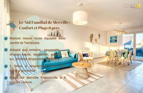 Le Nid Familial de Merville Maison neuve proche Plage 6 pers - Photo 1