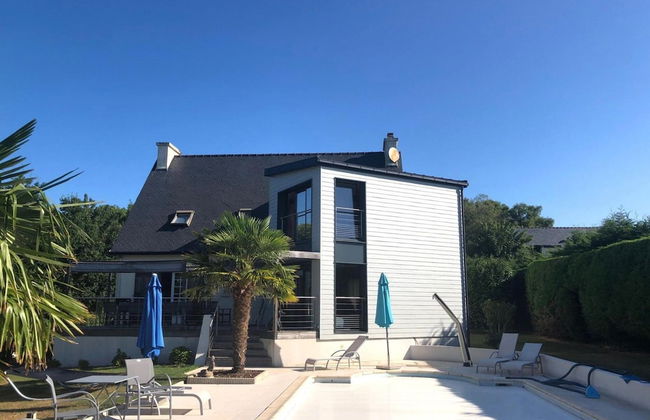 Holiday Home With Private Outdoor Pool, Gouesnac"h - Foto 18