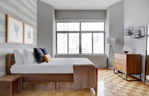 Bright FiDi Studio w Gym Doorman NYC-115 - Foto 8