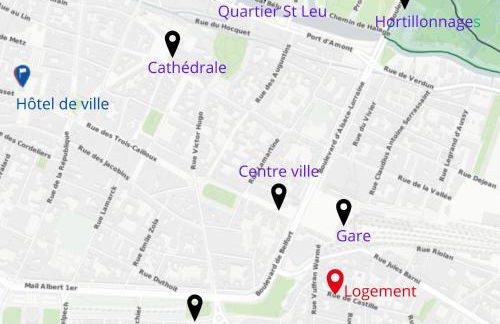 Pause amiénoise - Proche centre ville - wifi Fibre - Foto 9