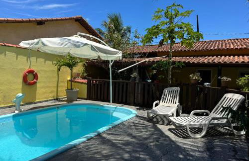 Casa com piscina e churrasqueira para familia - Foto 1