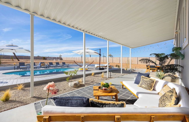 Pool, Spa, Pickleball & Piano Near Pioneertown Harmony House by Avantstay - Foto 39