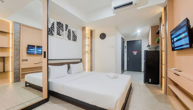 Restful And Cozy Stay Studio With Balcon At Collins Boulevard Apartment - Photo 4, Chambre