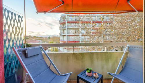 Studio avec terrasse & parking à 8 min à pieds de la plage - Foto 2