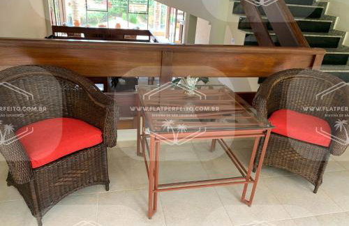 Flat Perfeito Flat Amarilis em Riviera São Lourenço com café da manhã e enxoval completo toalhas praia e piscina com trocas - Foto 31