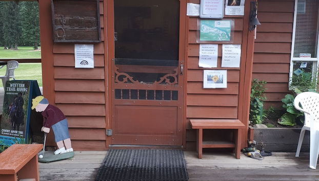 Mostrador de check-in y check-out