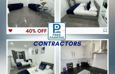 Modern 2BR Flat in London, free parking,Contractors - Foto 2