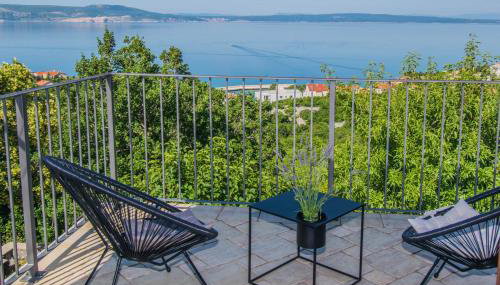 Apartment Vincent with beautiful sea view terrace - Foto 5
