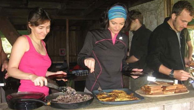 Reunindo forças com um gostoso almoço