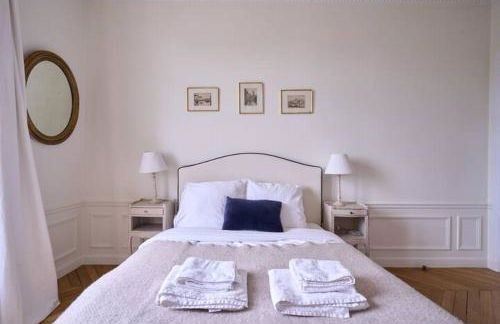 Grand appartement Haussmannien à 12 min de Paris - chic spacious classic Parisian apartment - Foto 14