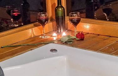 Chalé romântico com vista e banheira - Foto 38