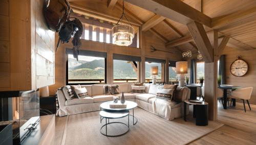 Luxury Megève Chalet, sleeps 8 with Mountain Views and Jacuzzi - Foto 5