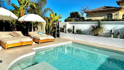 Casa Duende, Estepona, Private beach house with heated pool - Photo 1, sunbed, Garden view