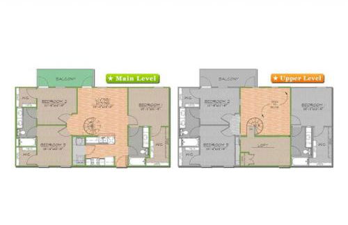 Spiral Stairs to Loft Bedroom Balcony with Shade - Foto 8