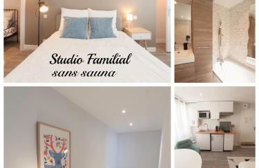 PRESTIGELOC - 3 Studios au Choix - 2 avec Sauna privé gratuit, 1 avec 3 Couchages, Centre-ville - Foto 2