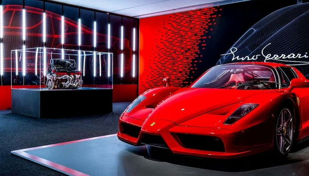 Un veicolo del Museo Ferrari di Maranello