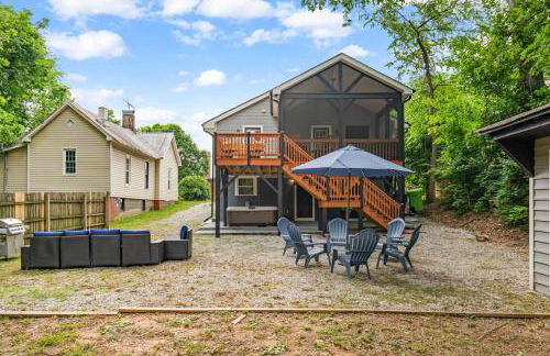 Boho 5BR Modern Villa w Hot Tub, Grill, Patio and Backyard - Foto 26