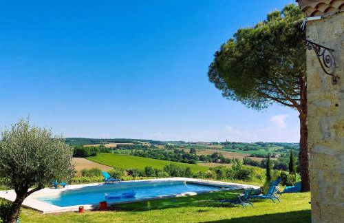 Maison Gasconne, 6 chambres, piscine 14x5, vue sur les vignobles - Photo 1