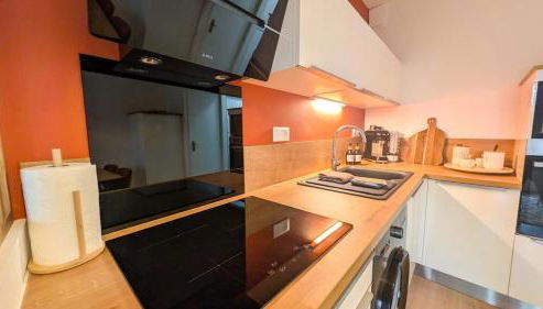 Le Terra Redon - T2 centre ville - 6 min gare - local vélo - Foto 4, stove, toaster