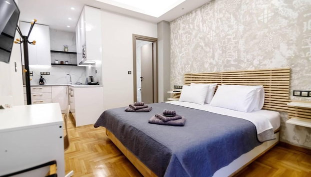 LK Apartment -A- Metro Larissis 6' Walk - Athens - Foto 2, Imagen principal