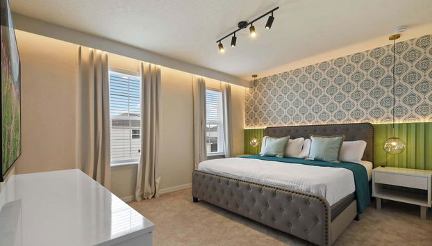 Extraordinary 10br Private Pool Spa Near Disney - Foto 4, Habitación