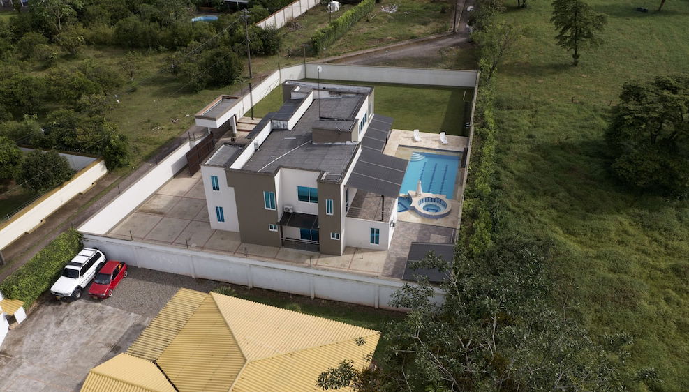 Façade de l’hébergement