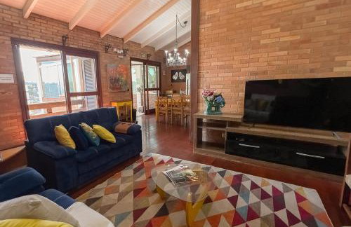 Casa com Vista, Lareira e Churrasqueira na Serra - Foto 7