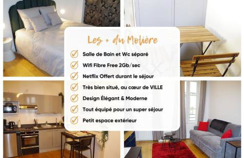 Le Molière 1 chambre avec patio - Foto 12