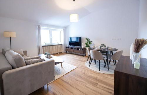 Business Design-Apartment Duisburg - 55qm, Küche & Arbeitsplatz - by Lott Living - Foto 4