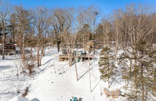 Lazy Lake 3BR Cabin w/ Mtn Views + Hot Tub +Wi-Fi - Foto 44