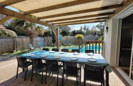 VILLA CASA KOKO 10 PERS piscine chauffée, pétanque, ping pong VIEUX-BOUCAU - Foto 7