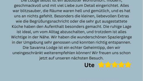 Ferienhaus Höckelheim - Savanna Lodge - barrierefrei - 3 Schlafzimmer-bis 6 Gäste - nahe Göttingen - 100 qm - Babies reisen gratis - Terrasse, Garten & Grill - vollausgestattete Küche mit Spülmaschine - Klimaanlage, Fußbodenheizung & Raffstores - Foto 2