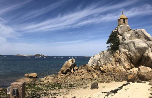 hjem Port Blanc A breathtaking setting facing th - Foto 11