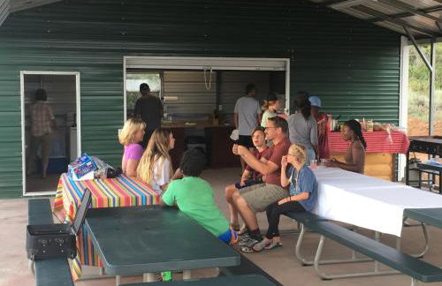 Pavilion and Glamping Village, 3 Cabins, Tipi, Wagon, Kitchen - Photo 12