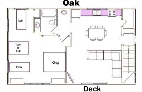 Oak at Pine Cone Lodge - 1 large bedroom - Foto 8