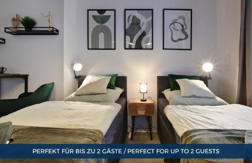 RtR Essen - Für bis zu 2 Personen - Voll ausgestattet - Balkon - Zentral Limbecker Platz - Messe - Uniklinikum - Smart TV - Modern - Photo 3