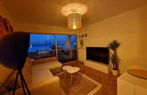 Appartement 1ere ligne piscine terrasse au bord de la plage front de mer avec vélos - Foto 24