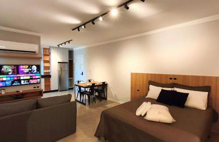 WiFi 600mb, Piscina, Academia e Cama Queen MIN404 - Foto 14