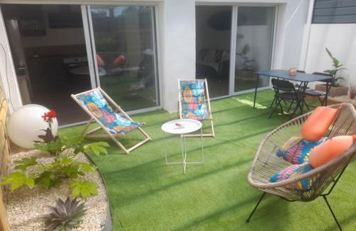 Maison 4p jacuzzi privé couvert 1,6km Ocean - Foto 7