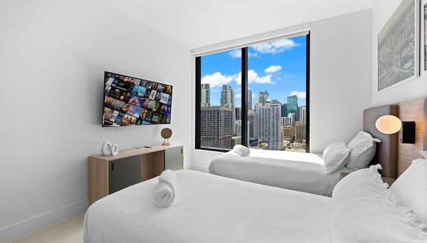 Bayfront 3BR in Downtown Miami - Foto 5, Habitación