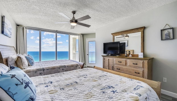 Long Beach Tower 3, #1303 - Completely Renovated 2 Bedroom . 2 Condo by RedAwning - Foto 4, Habitación