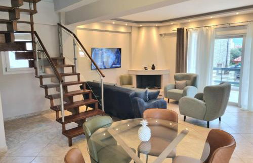 Seaside Luxury Villa-Maisonette Makinia 135sqm , 15' Nafpaktos - Foto 17