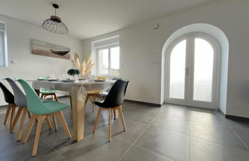 Maison proche sentier littoral et mer, pour 8 personnes - Foto 7