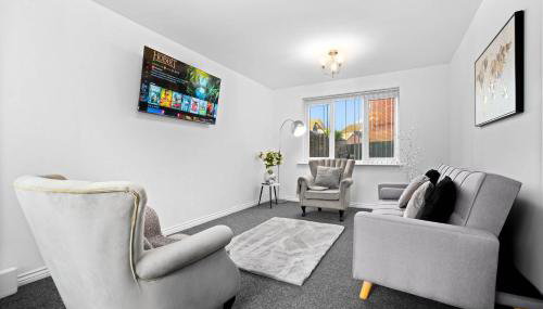 Harmony House 3 Bedroom New Build for Families, Contractors, Black Country Museum Sleeps 6 - Foto 2